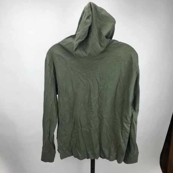 Express Men's Green Hoodie Shirt - Picture 3 of 4